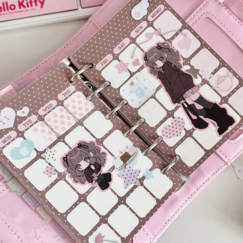 Sweets Shop A7 Strawberry Vanilla Refill Page [43 sheets]