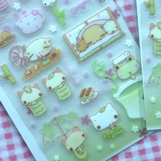 [Happy Nyang Day] Cup Of Summer Tea Sticker