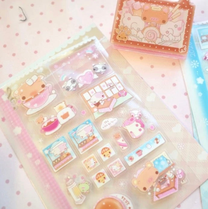 [Happy Nyang Day] Sweet Pink Winter Sticker
