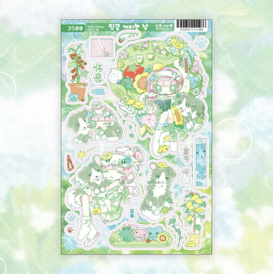 [Ako Aikong] A Lazy Day Sticker