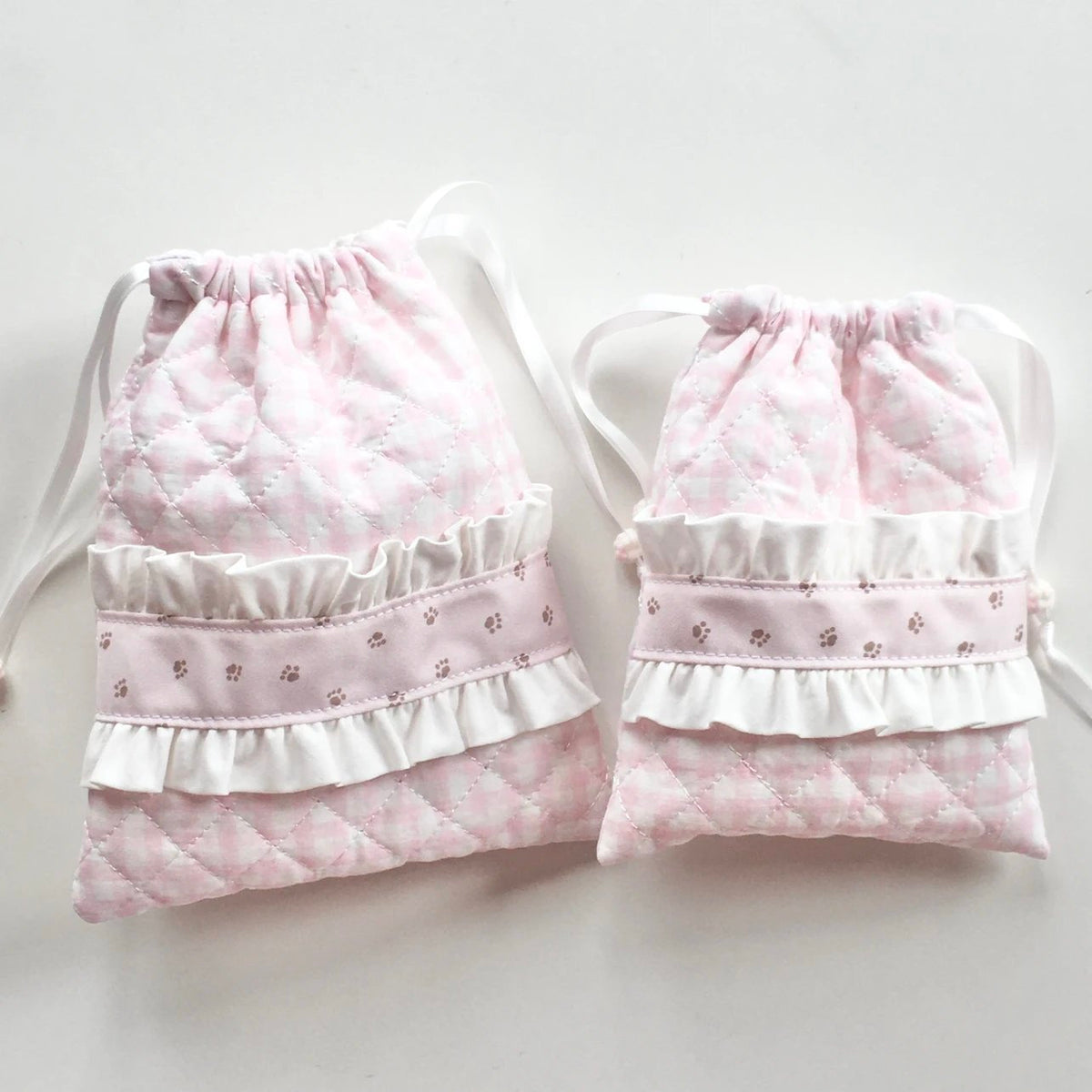 [iieeffi7] Cat Paw Drawstring A7 Binder Bag
