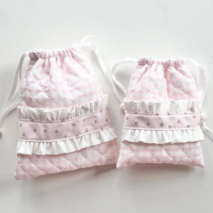 [iieeffi7] Cat Paw Drawstring A7 Binder Bag