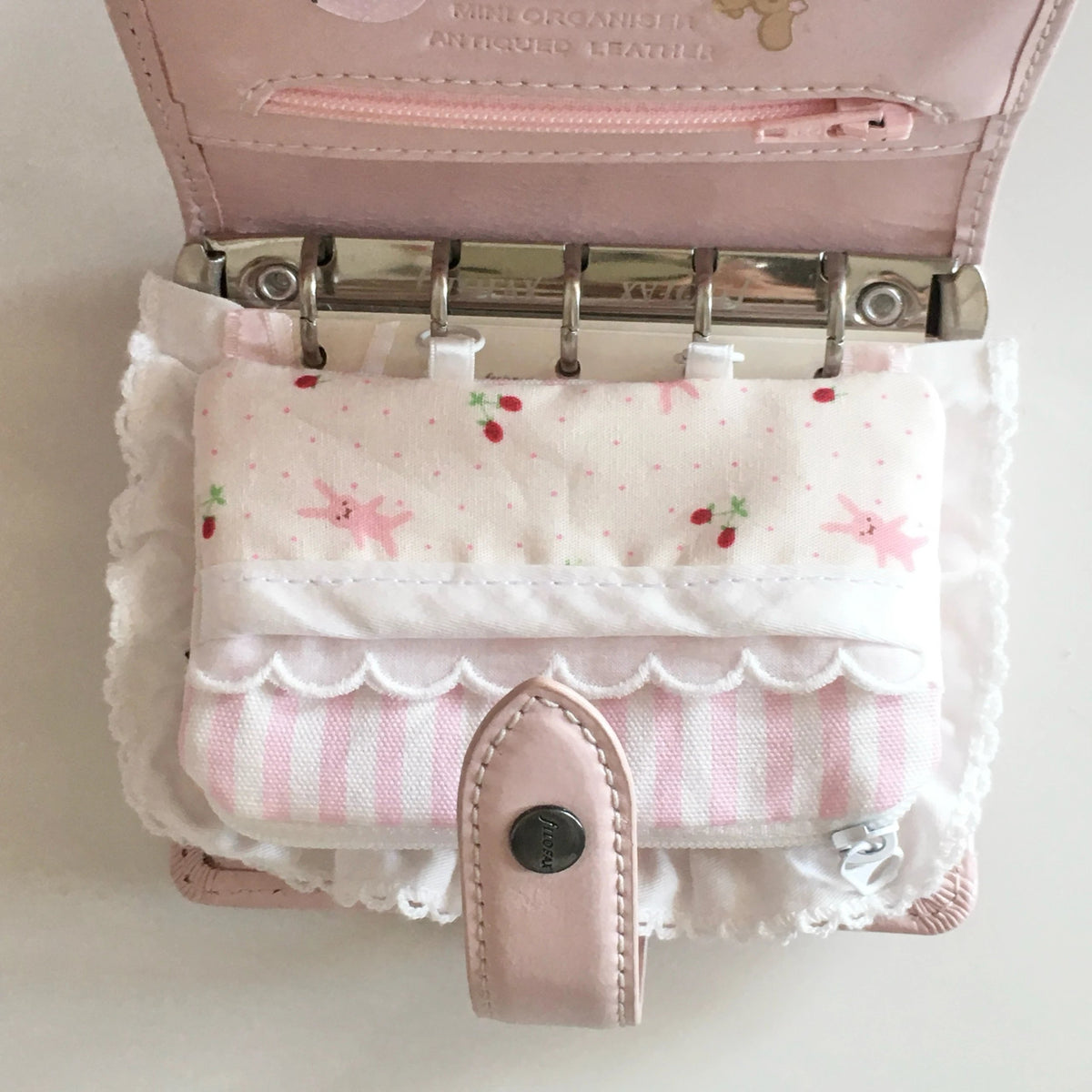 [Handmade] Bunny Fabric Binder Storage Bag Page