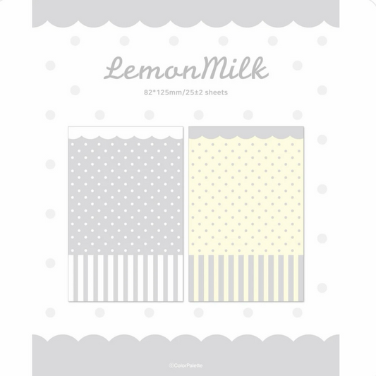 [Color Palette] A7 Lemon Milk Refill Page