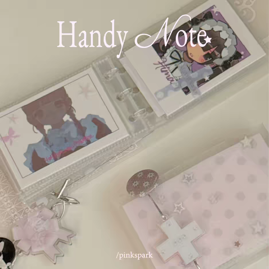 Pinkspark Handy Note Binder