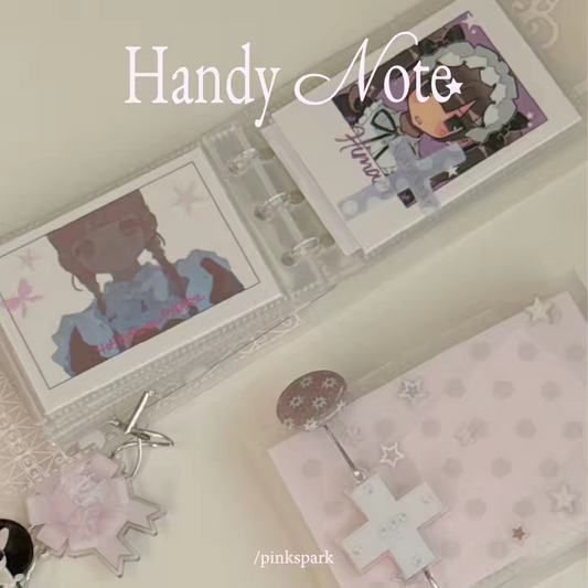 Pinkspark Handy Note Binder