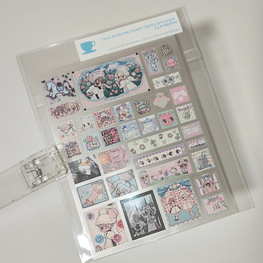 [Nana Shop] Tea Museum Diary Deco Sticker