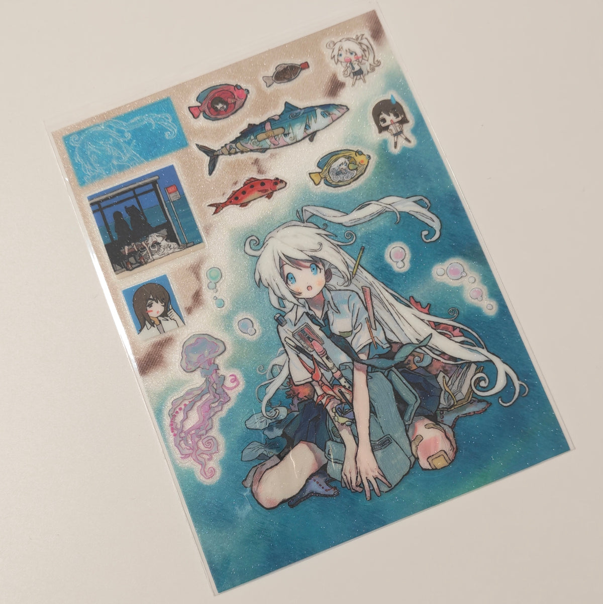 [Haemin] The end of summer is the sea Sticker