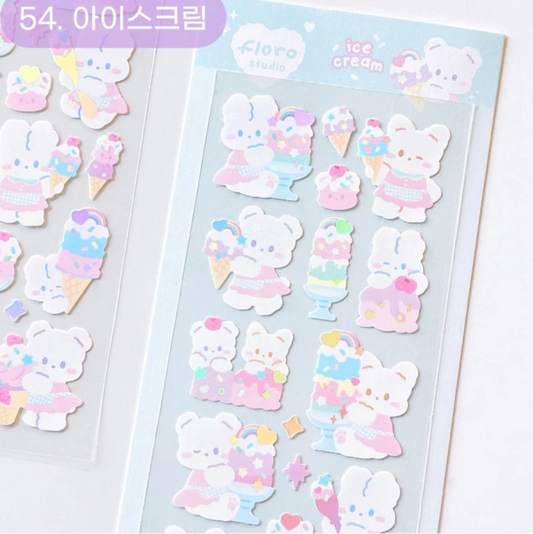 Floro Studio Ice Cream Deco Sticker