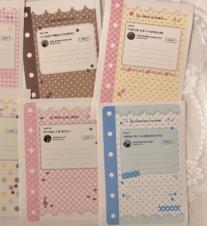 [Waytoofetch] Blog Memo Sticker Pack