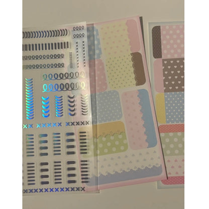 [Happiest] Layering Notes Memo Sticker Pack