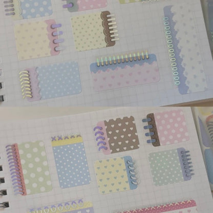 [Happiest] Layering Notes Memo Sticker Pack