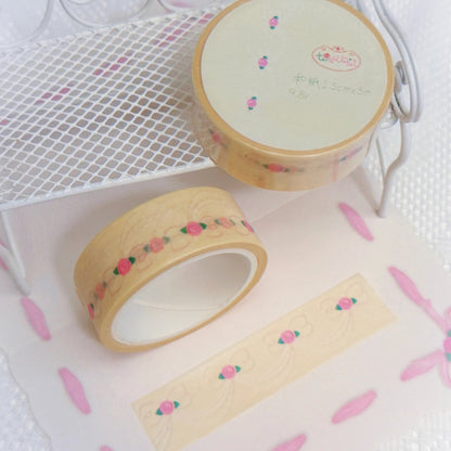 [Todakki] Cream Rose Washi Tape