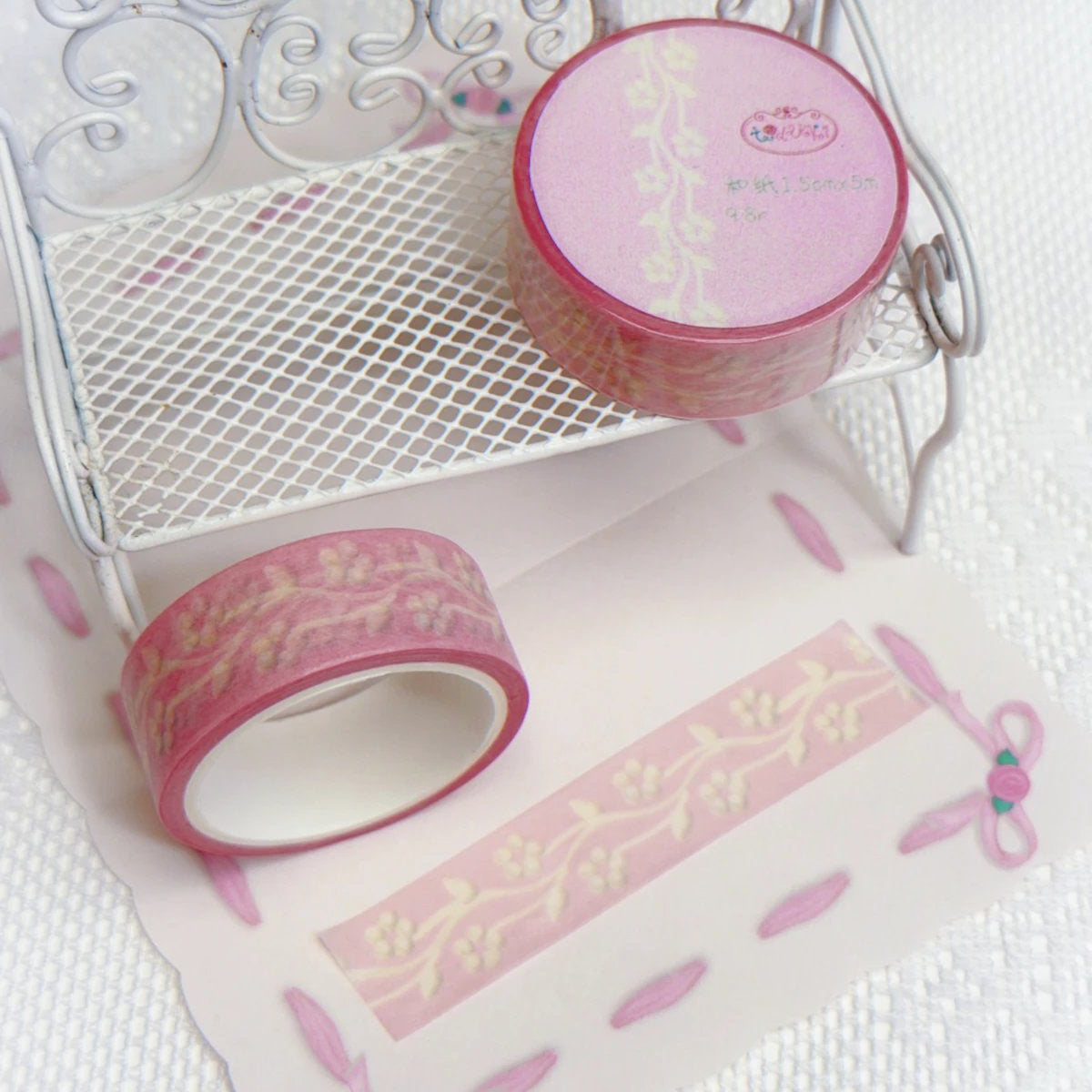 [Todakki] Cream Rose Washi Tape