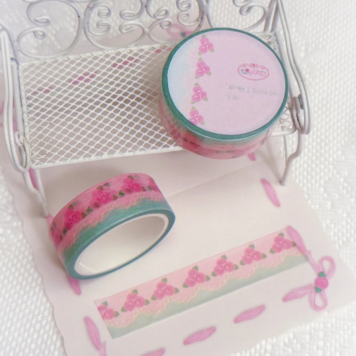 [Todakki] Cream Rose Washi Tape