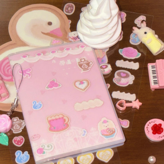 [Todakki] Rose Cafe Felt Sticker
