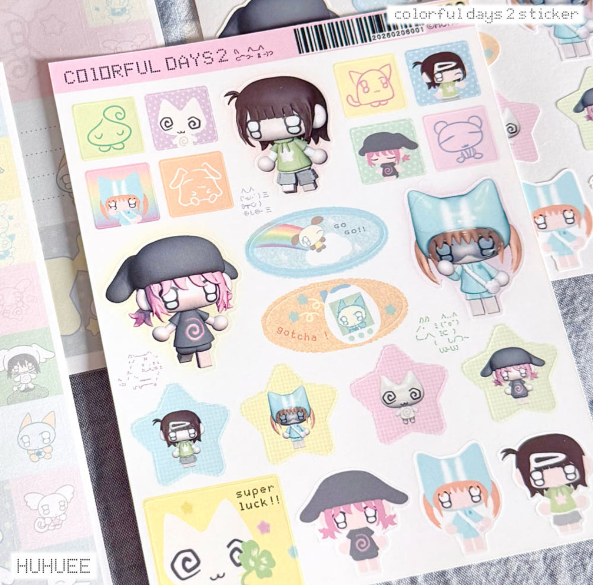 [Huhuee] Colorful Days 2 Sticker