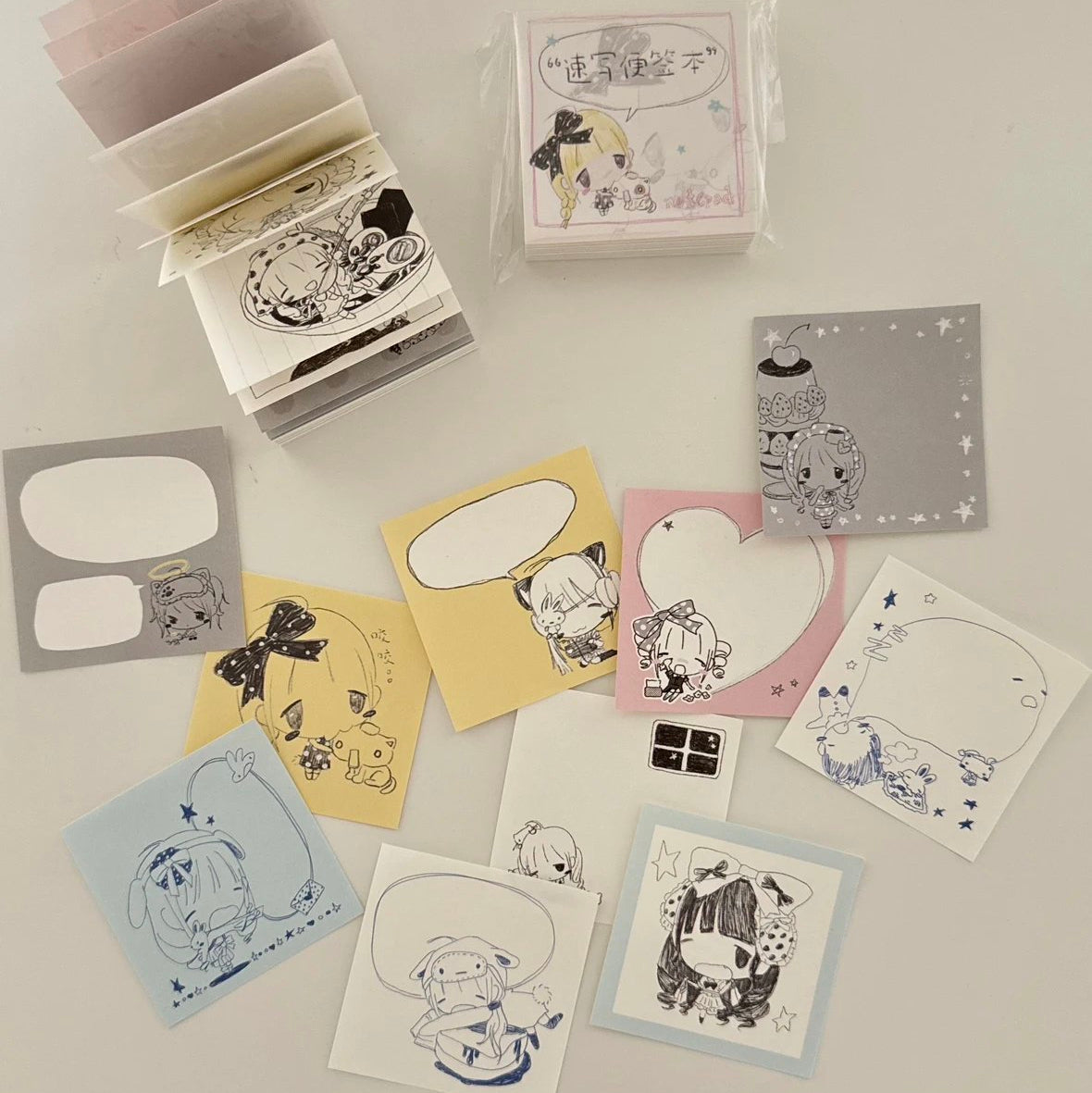 [Little Cream] Sketch Memo Pad