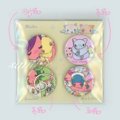 [Sunonebird] Minilove Pin Button