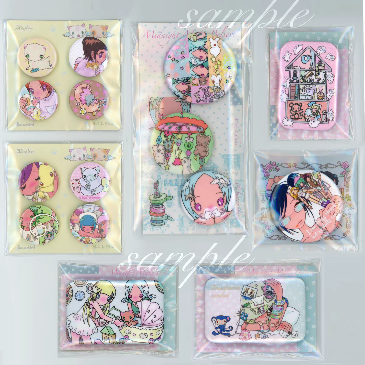 [Sunonebird] Minilove Pin Button