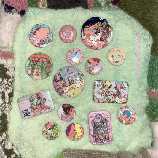[Sunonebird] Minilove Pin Button