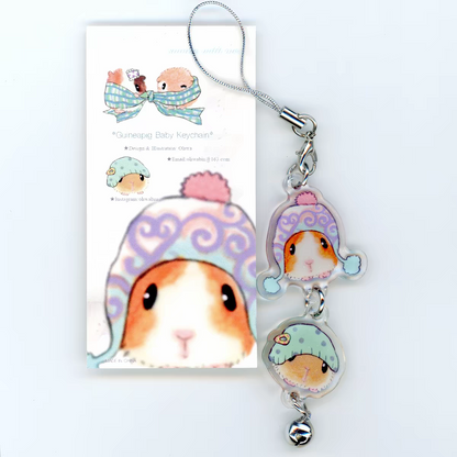 [Oliwa] Guinea Pig Baby Keychain