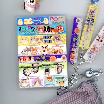 [Oliwa] Baby Animal Puffy Sticker