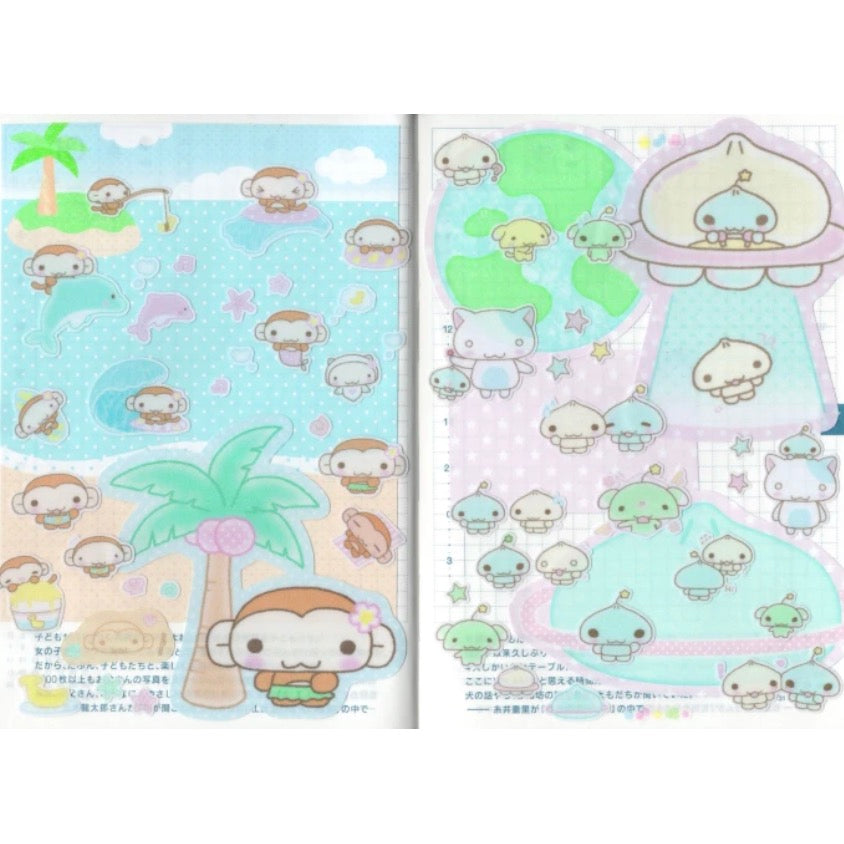 [Wansoclub] Monkey Vacation Sticker