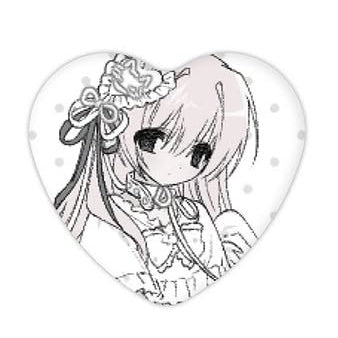 [Lovu Hime] Heart Pin Button