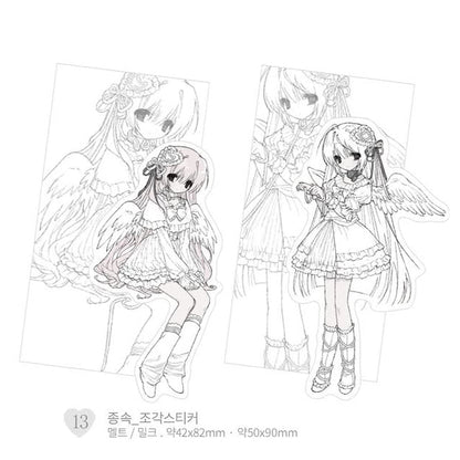 [Lovu Hime] Die Cut Sticker Pack
