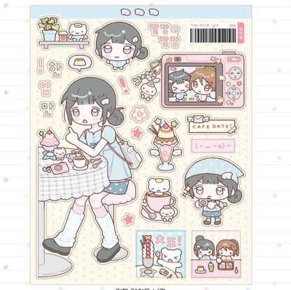 Malangcong Cafe Wings Sticker