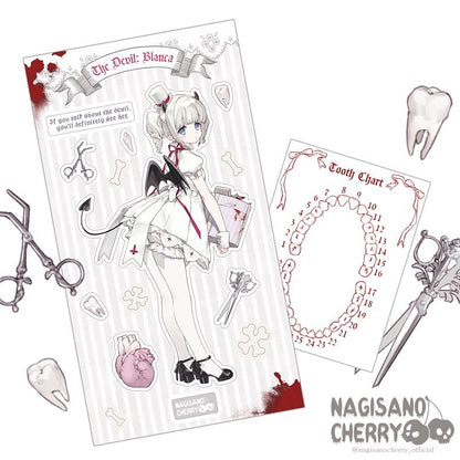 NCC The Devil: Blanca Sticker