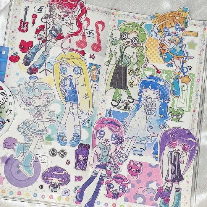 [Ako Aikong] Vivid Girl Random Sticker 2p