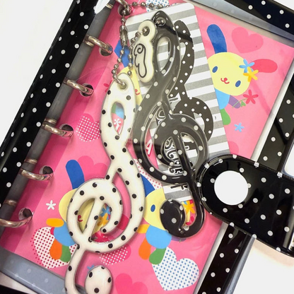 Slow Stuff Treble Clef Malang Keyring