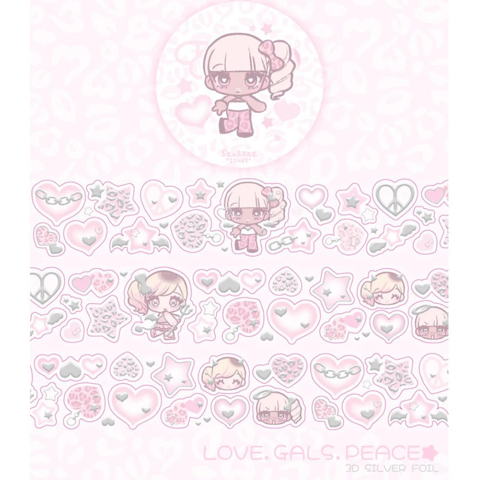 Seolkee Love Gal Kiss Cut Sticker Tape