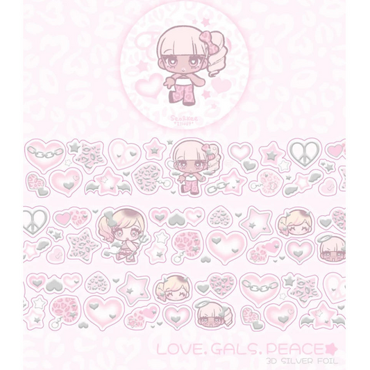 Seolkee Love Gal Kiss Cut Sticker Tape