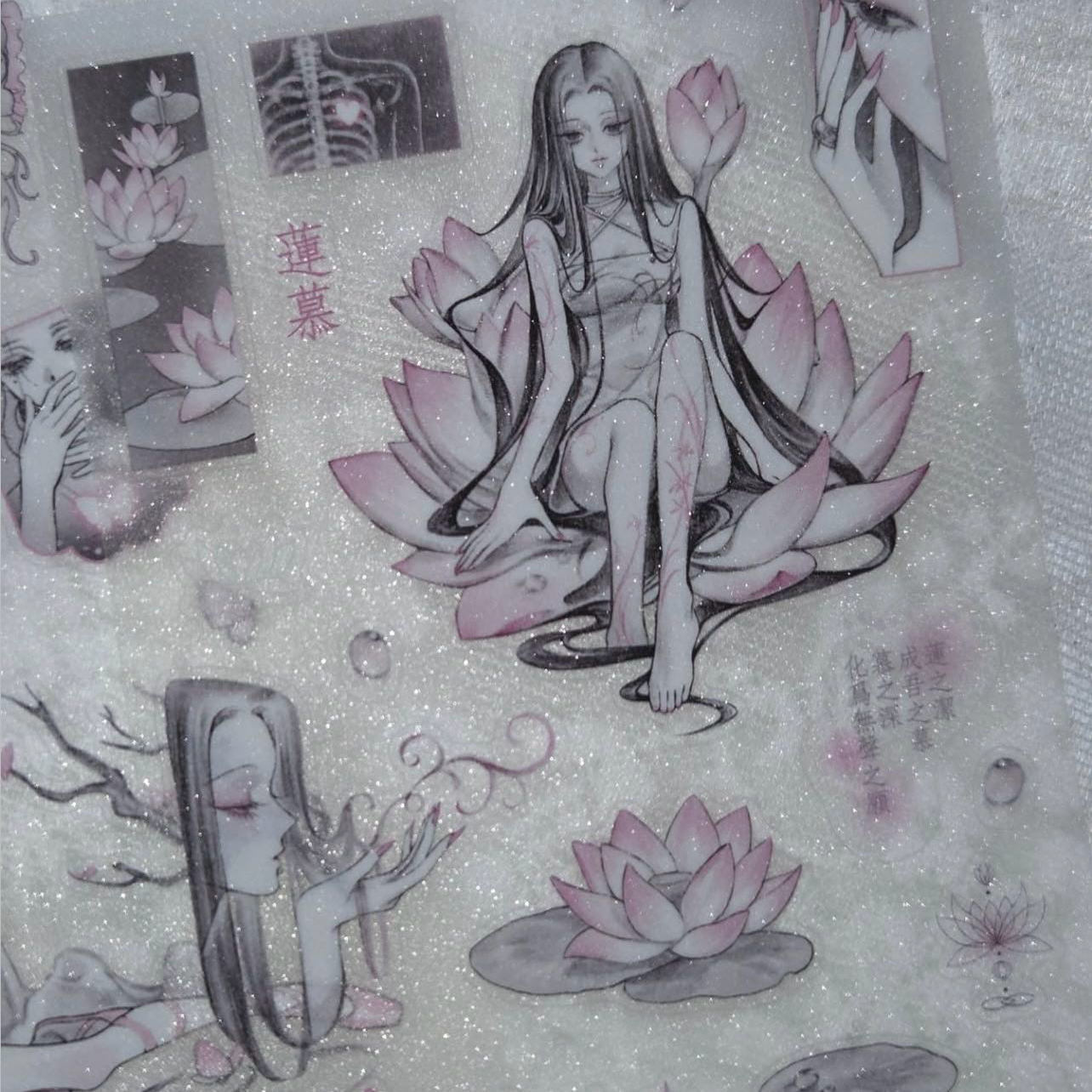 [Dawnitive] Lotus Love Sticker