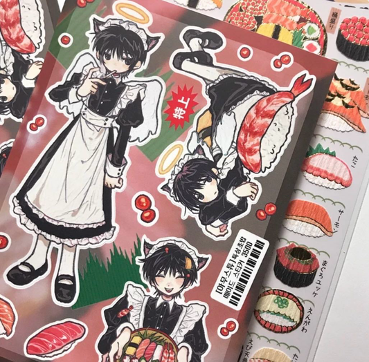 [Amustew] Sushi Maid Sticker