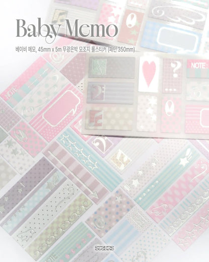 [St2krs] Baby Memo Kiss Cut Tape