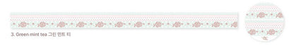 Pearly Button Rose Garden Washi Tape