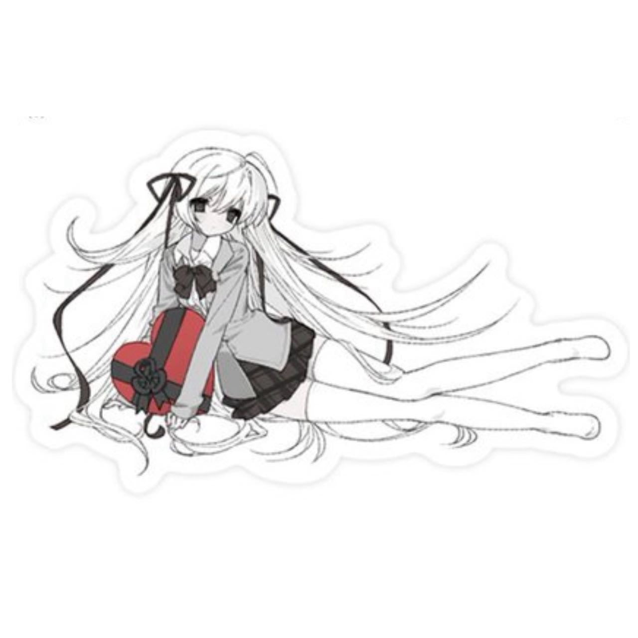 [Lovu Hime] Love Die Cut Sticker