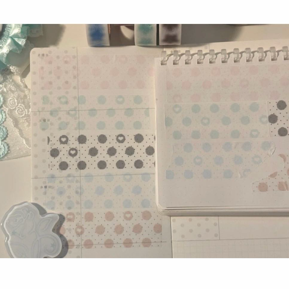 [Happiest] Dot Kiss Cut Tape