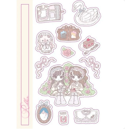 Tanpopo Tea Party Sticker