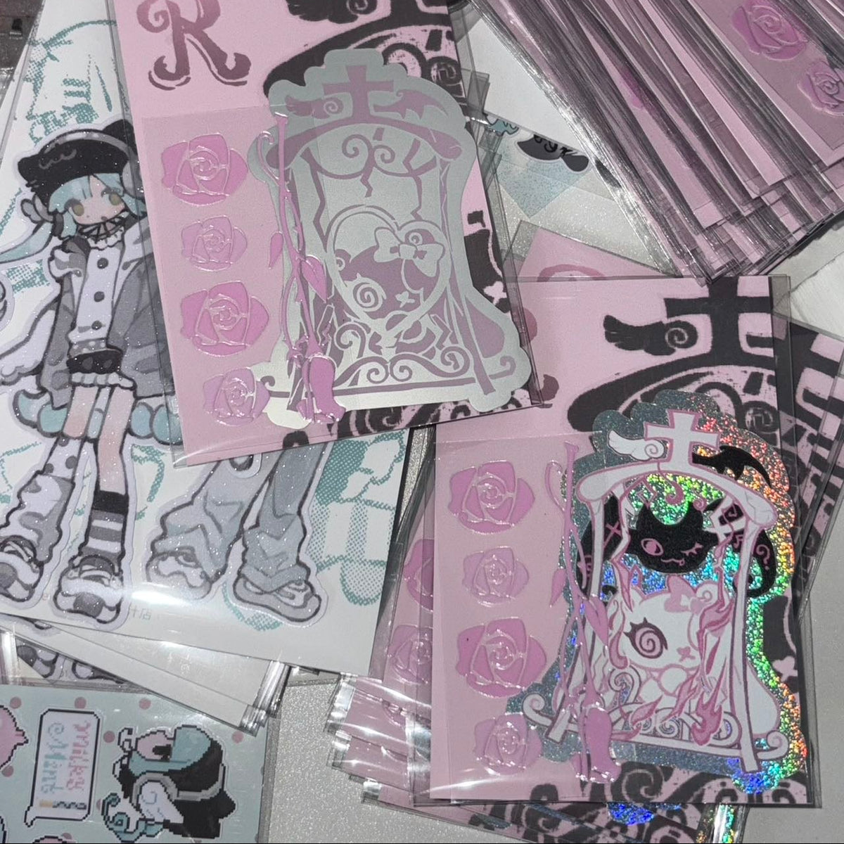 [Ribbon Honey] Die Cut Sticker & Transfer Sticker Pack