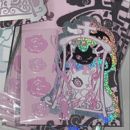[Ribbon Honey] Die Cut Sticker & Transfer Sticker Pack