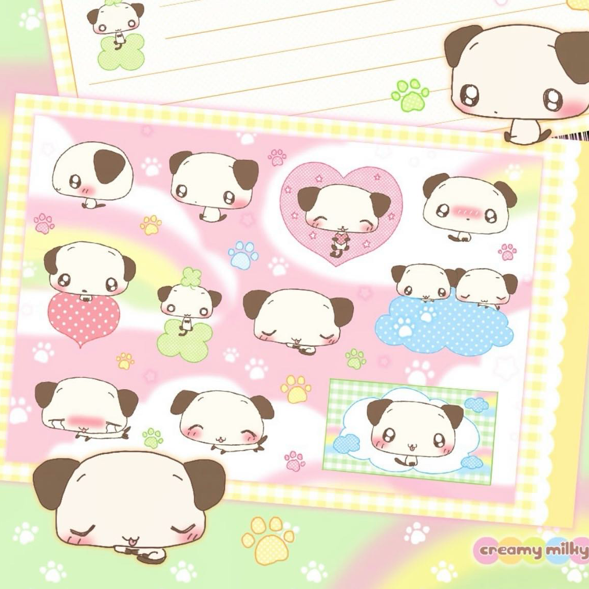 [Creamy Milky] Puppy Day Sticker