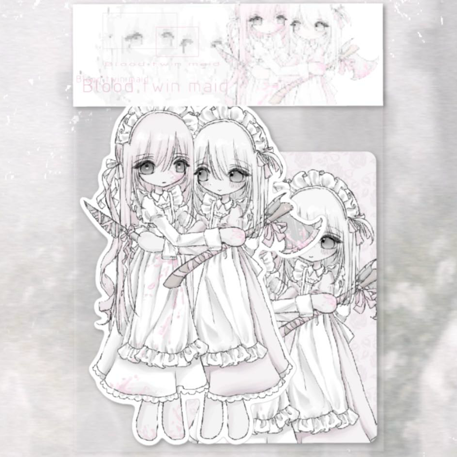 [Miryoco] Blood Twin Maid Sticker