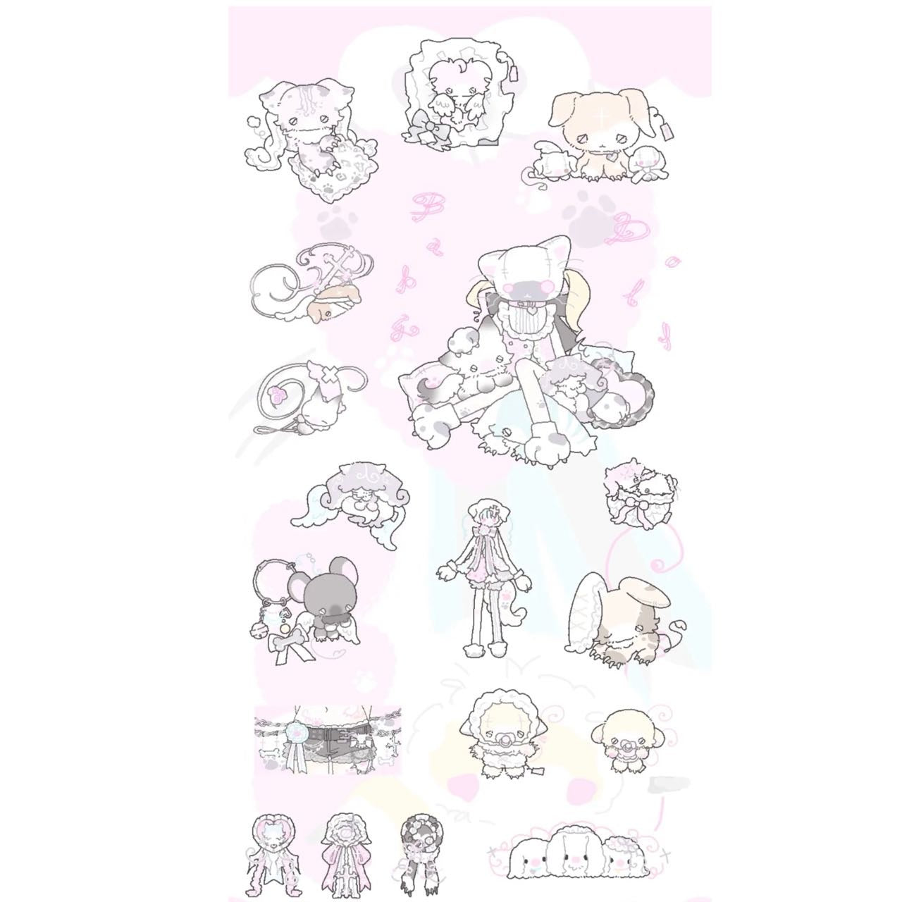 Dguek Love Puppy Sticker