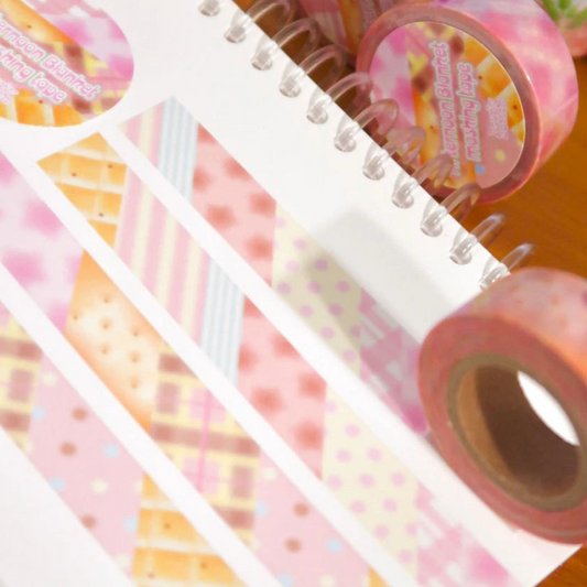 Pearly Button Afternoon Blanket Kiss Cut Tape