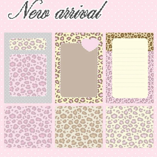 Tlc room Leopart Print Sticker Pack